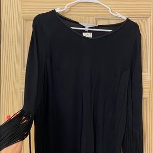 Galvan London Vesper Long Sleeve Fringe *Sale